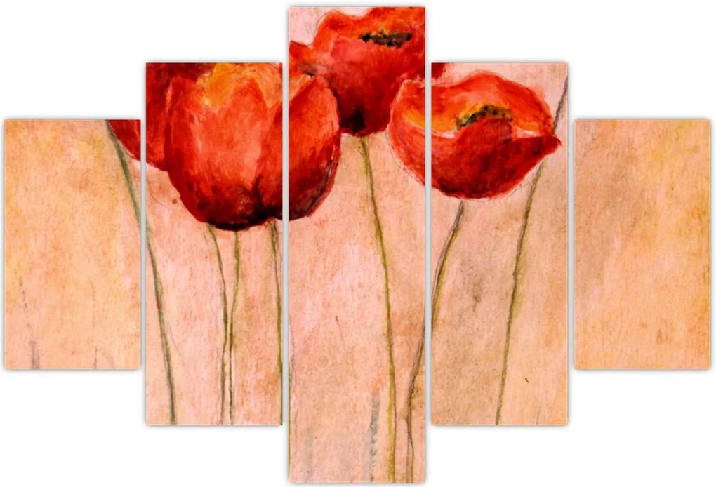 Tablou - Lalele roșii (150x105 cm)