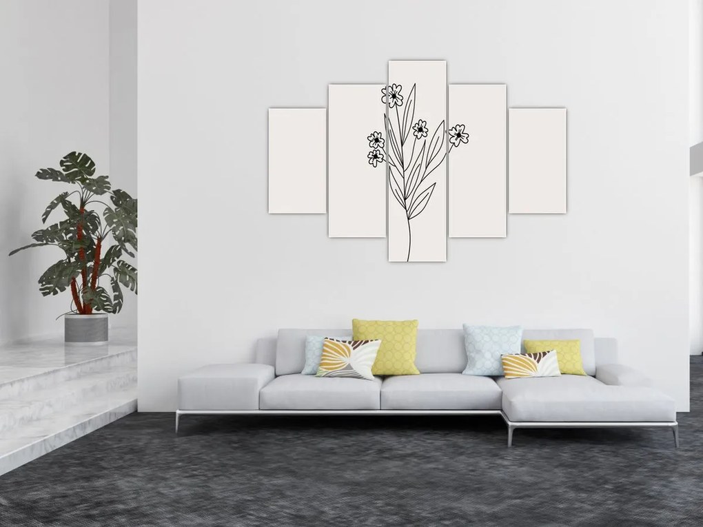 Tablou - Floare de pajiște N⁰1 (150x105 cm)