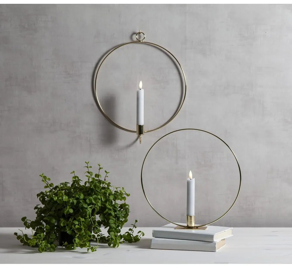 Decorațiune luminoasă aurie Flamme Table – Star Trading