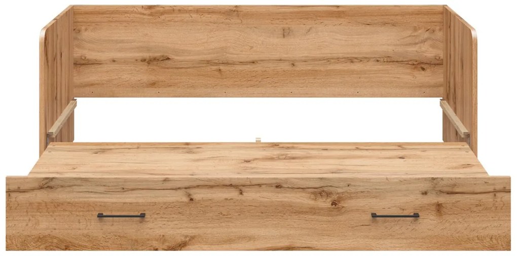 Pat de o persoană extensibil80 cm Tetrix 13 (stejar wotan) (cu sp. depozitare). 1098496