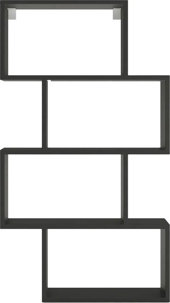 Raft lemn masiv Egurro - Black