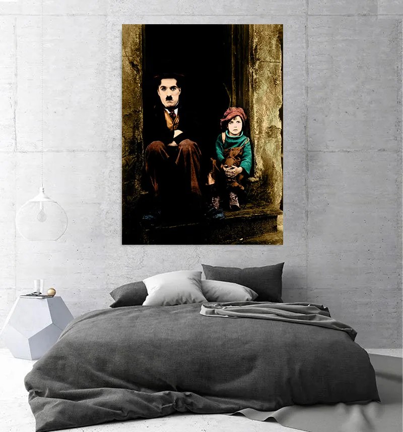 Tablou canvas Charlie Chaplin 120x80 cm