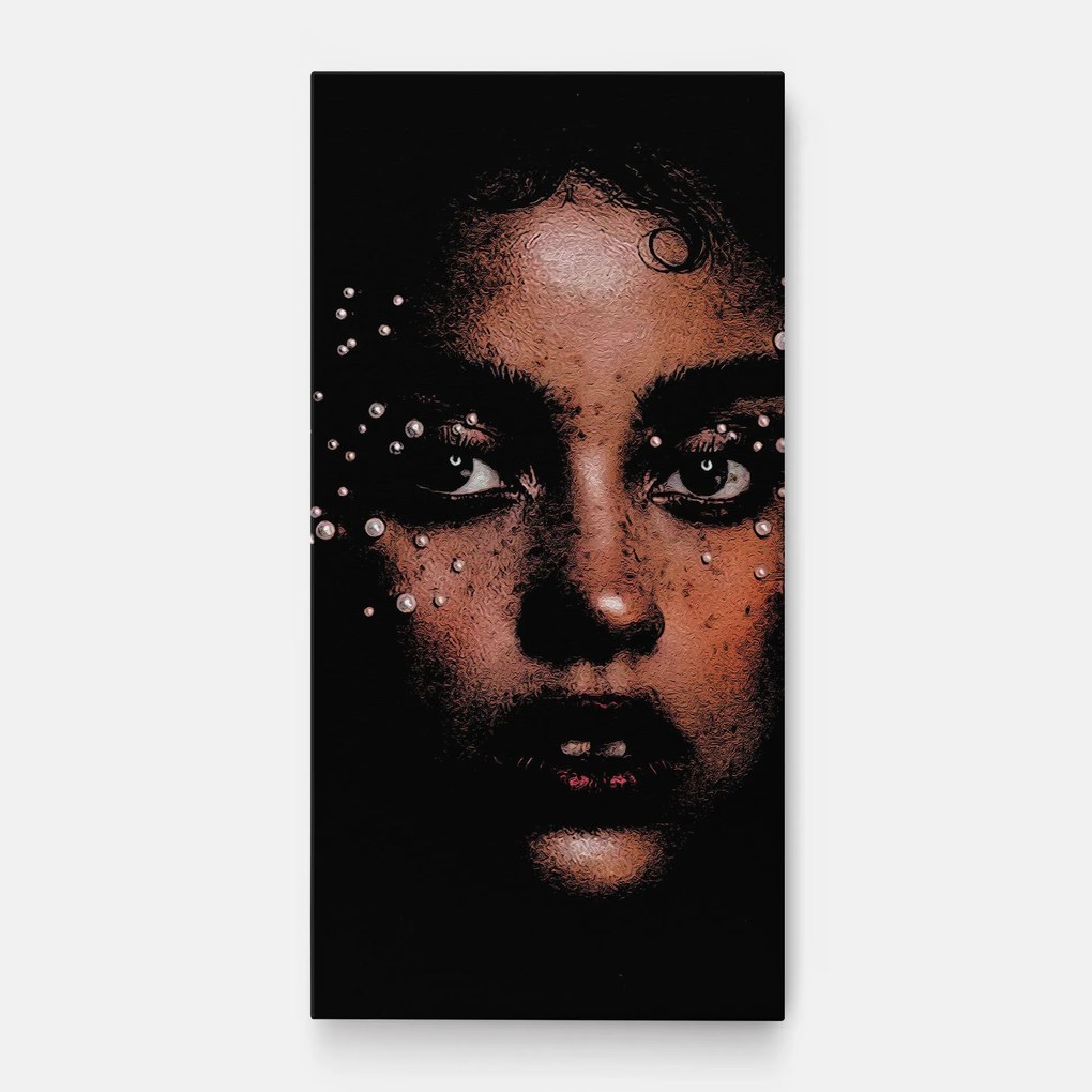 Tablou Canvas, 100x200cm, Dormitor si Living, Femei, Porterete, Pearl Portrait