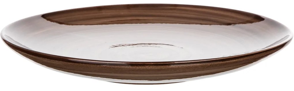 Farfurie întinsă Banquet PALAS, 27 cm, maro