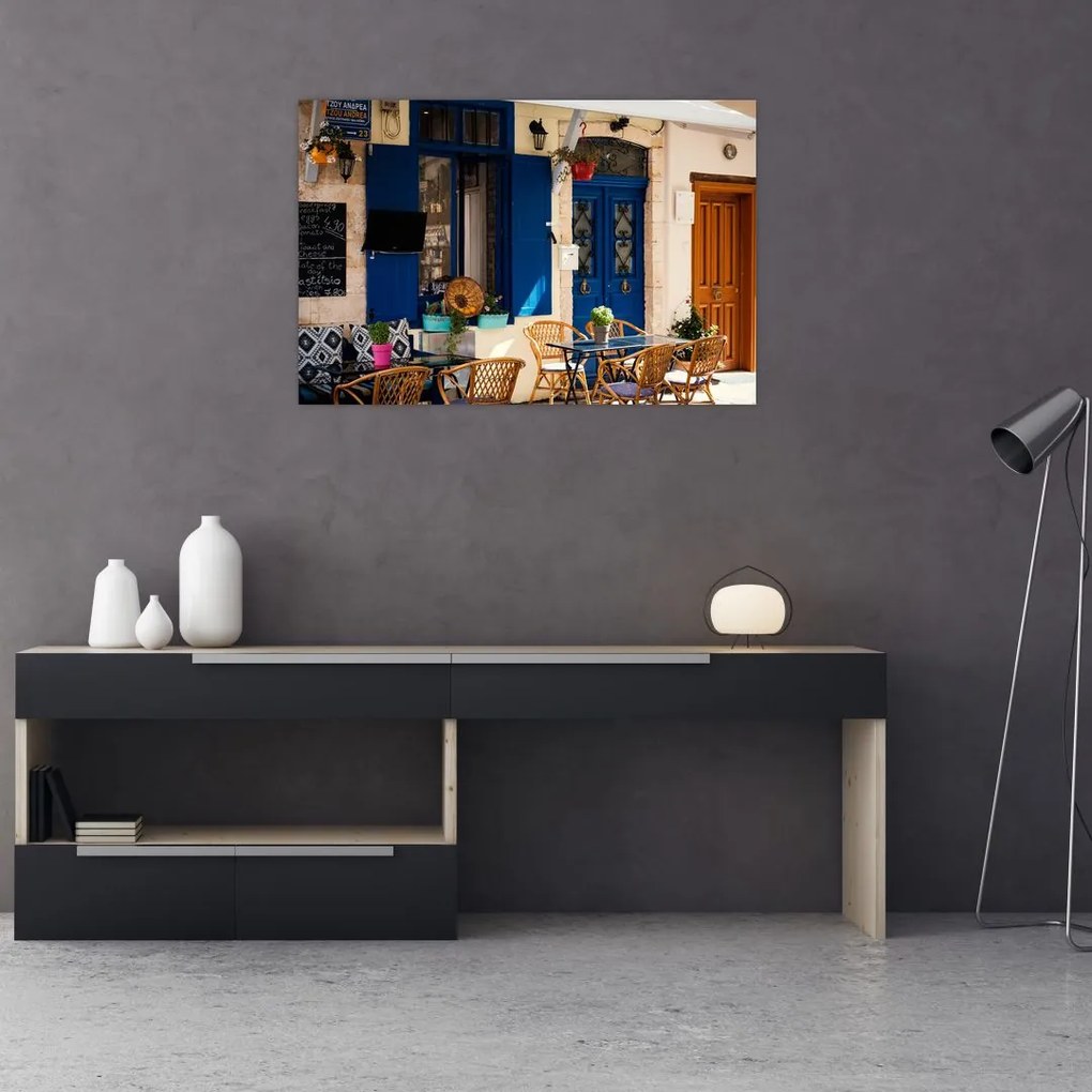 Tablou - ședere în Grecia (90x60 cm)