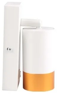 Spot de perete 1xGU10/35W/230V alb/auriu