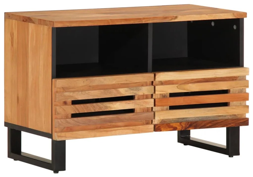 377442 vidaXL Dulap TV, 70x34x46 cm, lemn masiv de acacia