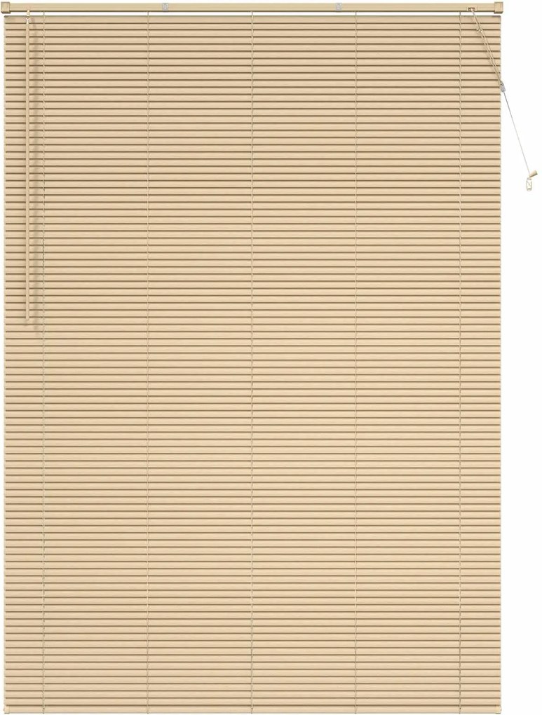 vidaXL Jaluzea venetiană Manual Maro Deschis cu Model 213 x 150 cm PVC