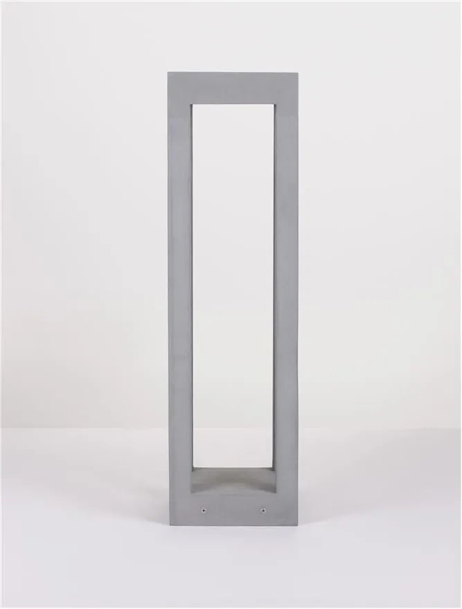 Stalp LED mic pentru exterior design modern IP65 Bev gri H-70cm