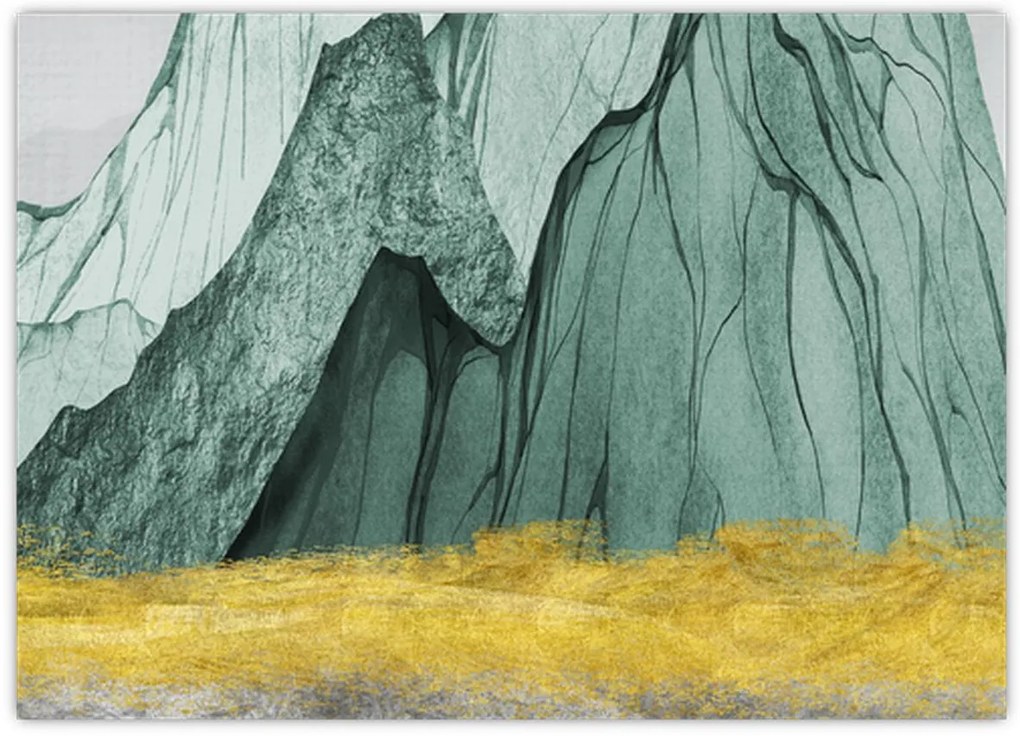 Tablou - Munții Smarald N⁰3 (70x50 cm)