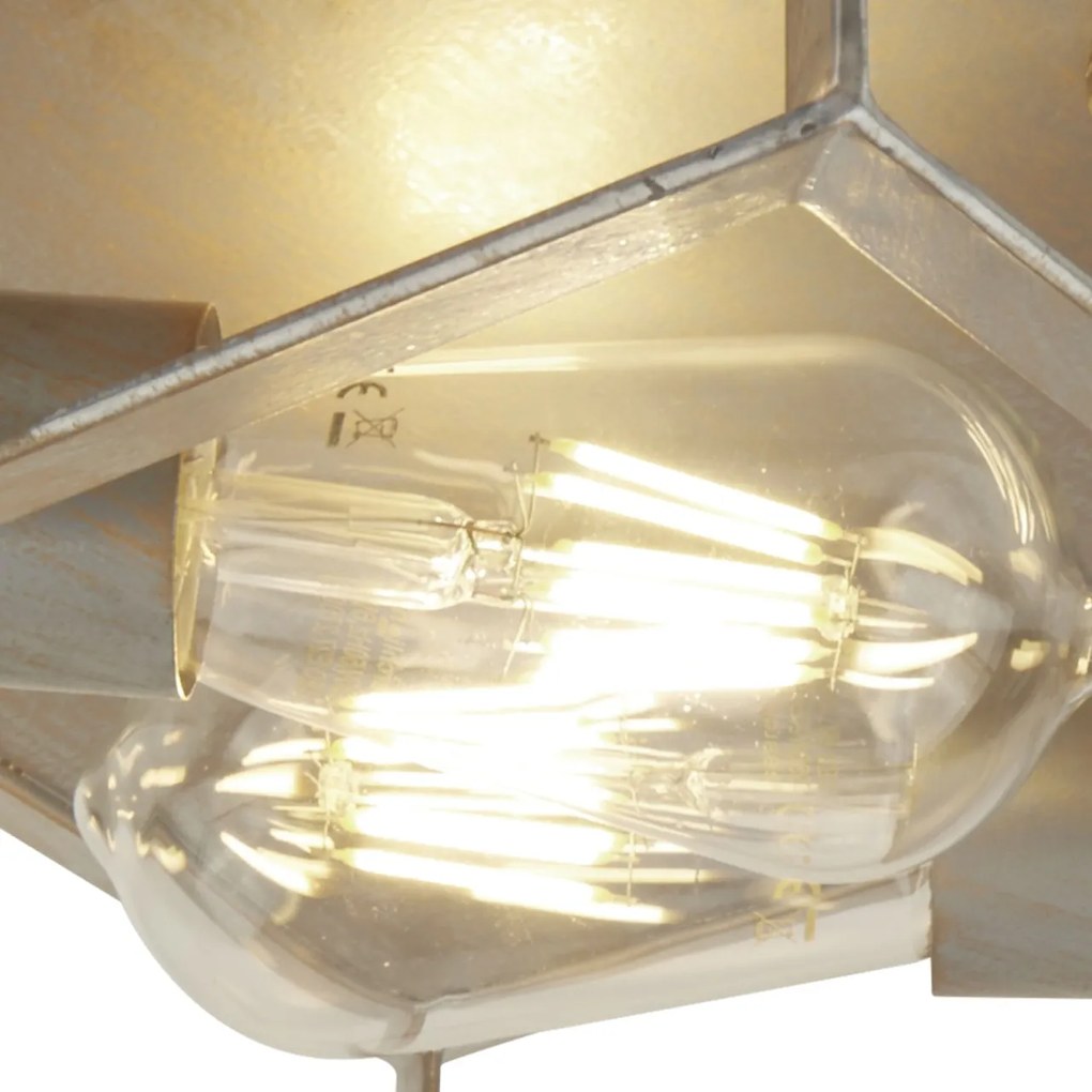 Plafoniera stil industrial Heaton 2L 2412-2SI SRT