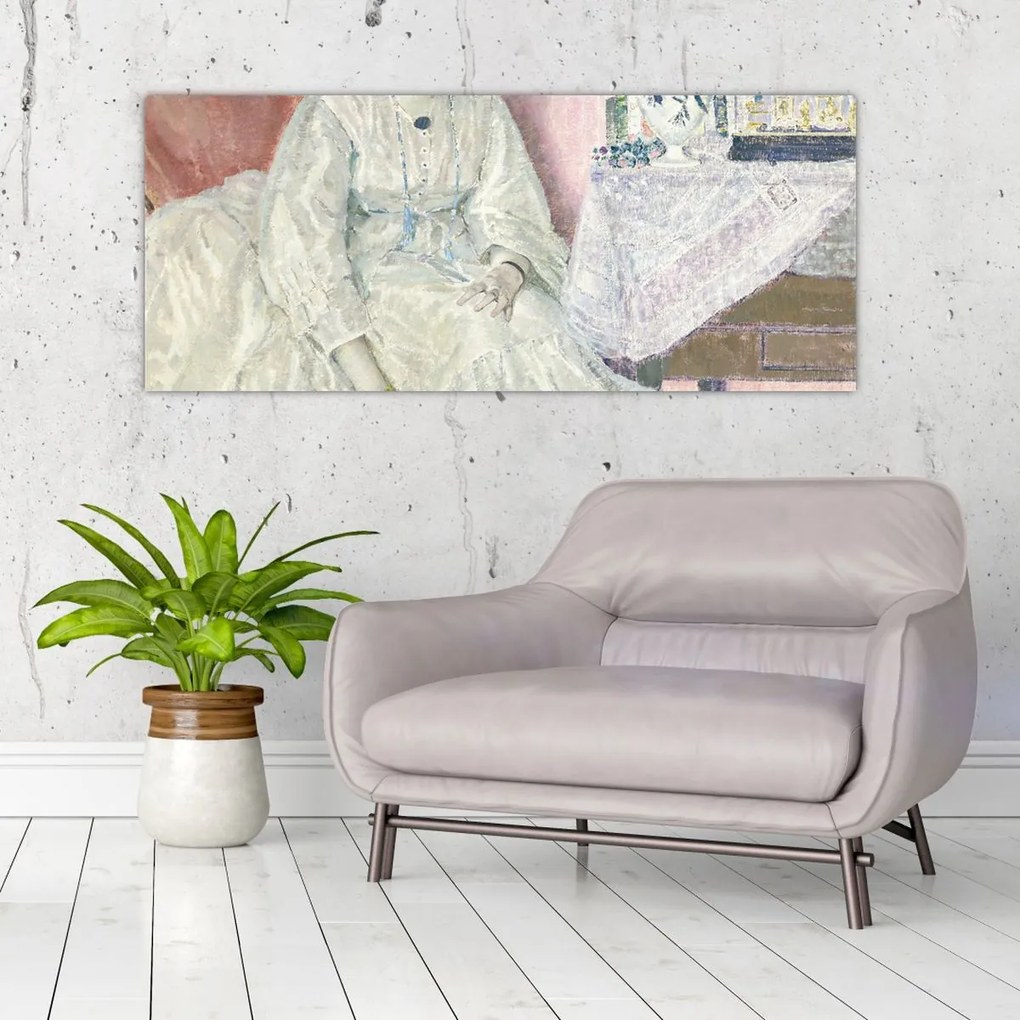 Tablou - Frederick Carl Frieseke, Memories, reproducere (120x50 cm)