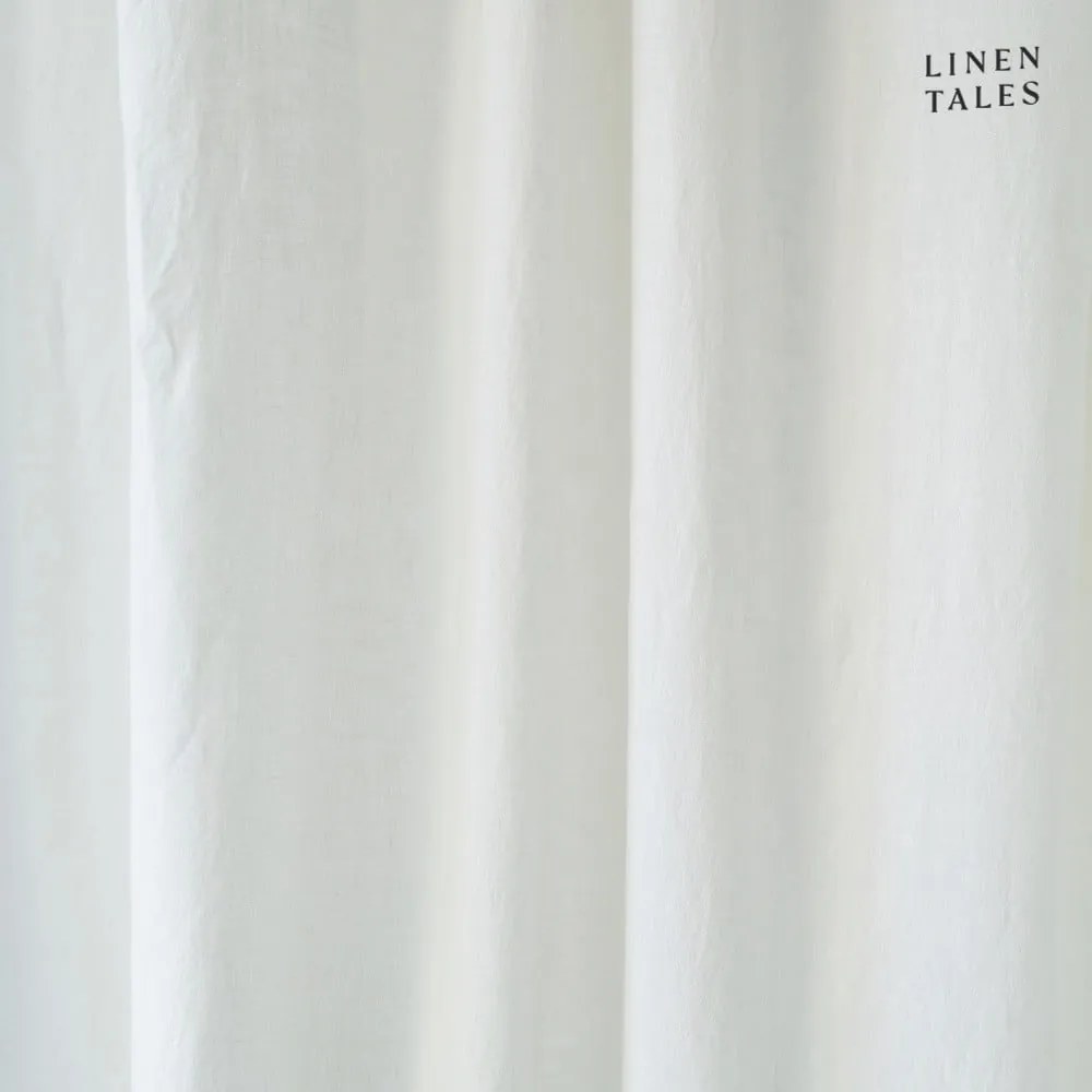 Draperie subțire cu bucle de prindere Linen Tales Daytime, 250 x 130 cm, bej