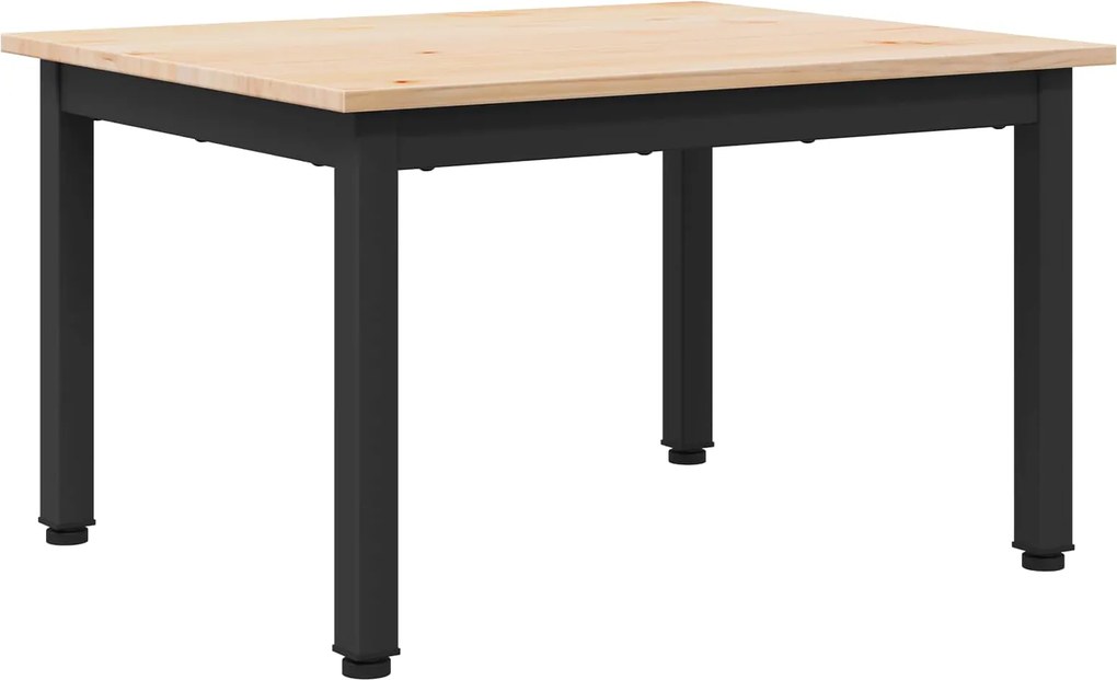 vidaXL Masă de cafea natural 60 x 50 x 36 cm Lemn de pin masiv