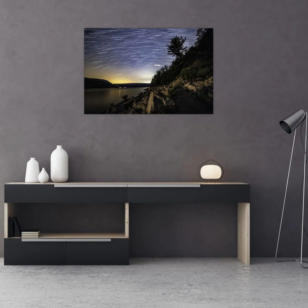 Tablou - cerul cu apus de soare (90x60 cm)