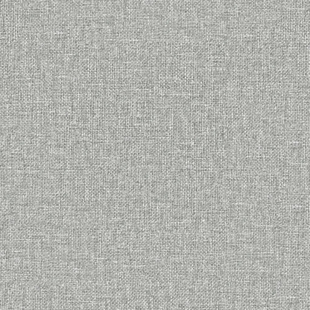 Scaune de bucatarie pivotante, 2 buc., gri deschis, textil 2, Gri deschis