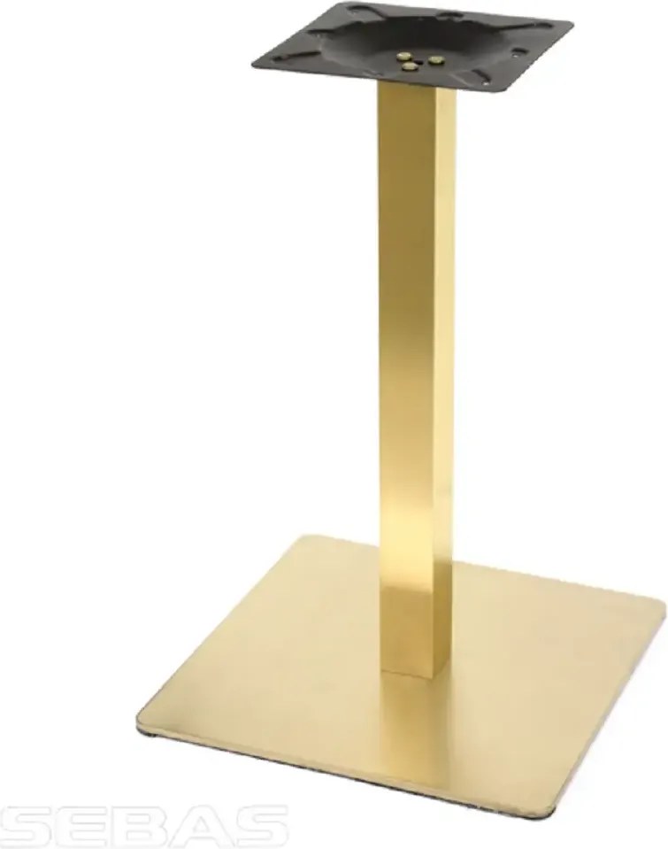 Picioare metalice pentru masa 80x80 cm,culoare auriu