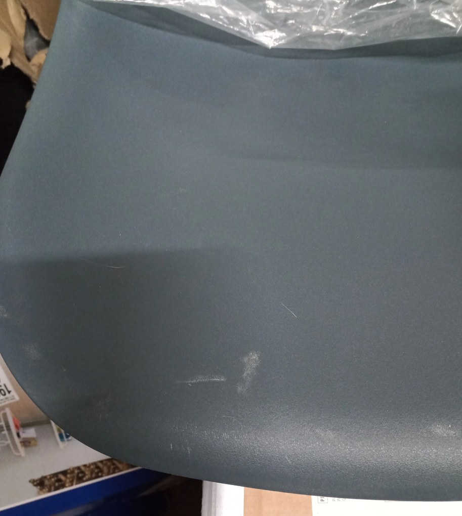 OFERTA Scaun Osaka gri ardezie cu picioare negre, calitatea II