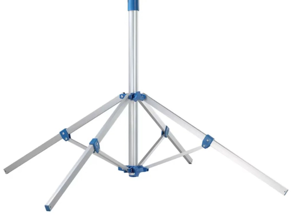 Stend de rufe din aluminiu FALCO, 103×168 cm, argintiu Monzana