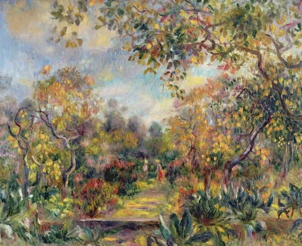 Reproducere Landscape at Beaulieu, c.1893, Pierre Auguste Renoir