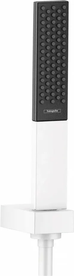 Set de dus cu porter Hansgrohe Rainfinity 130 alb mat 1 functie