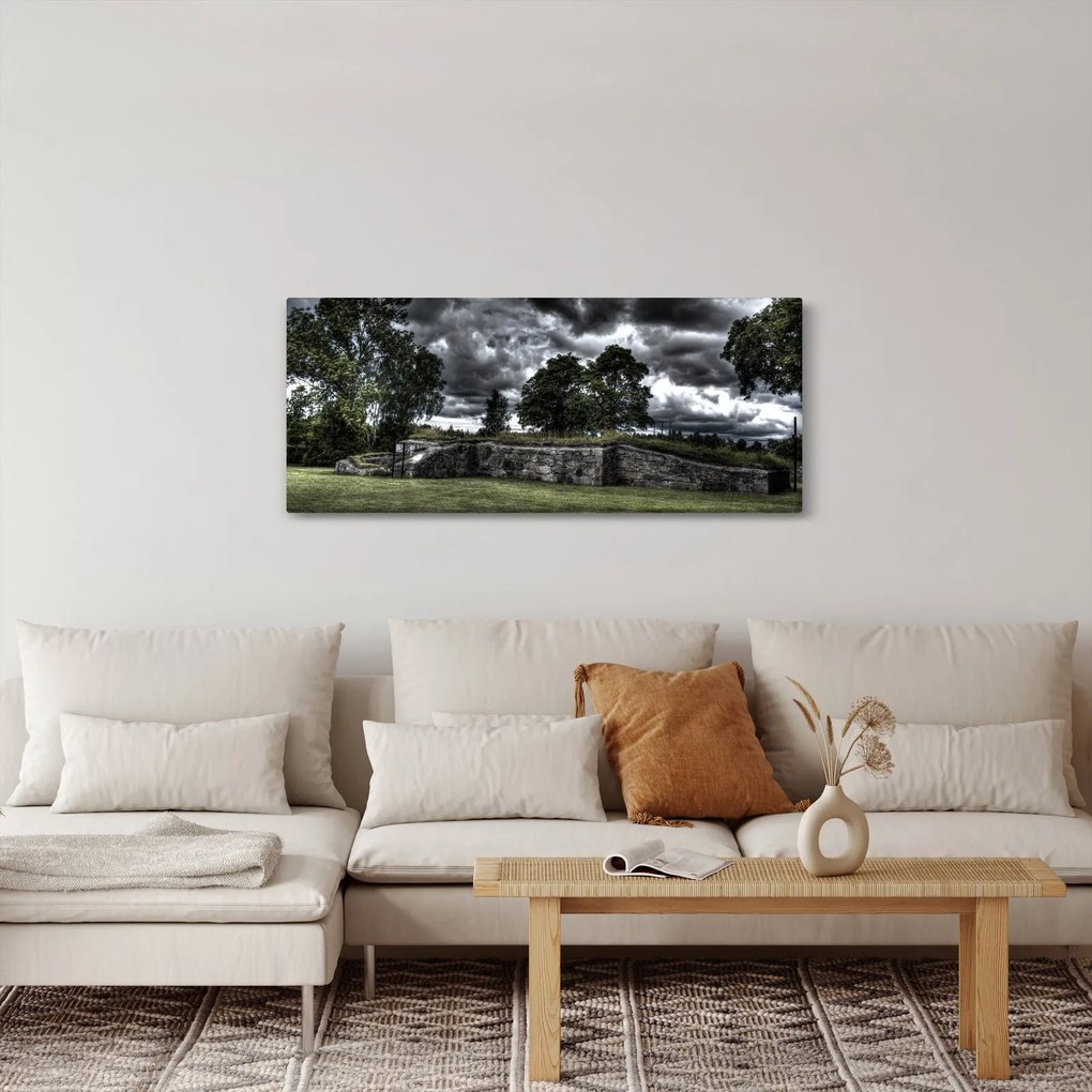 Tablou cu cerul întunecat (120x50 cm)