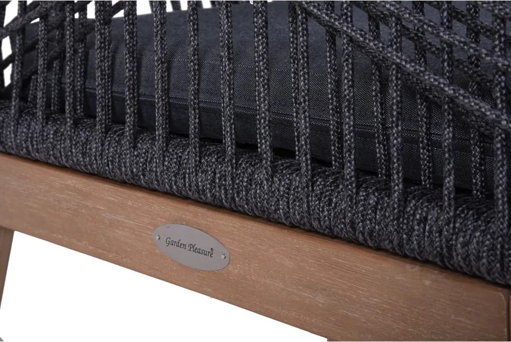 Scaun de grădină gri din lemn masiv Pomona – Garden Pleasure