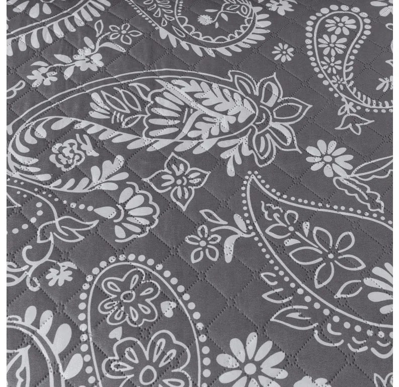 Cuvertura de pat cu model FILTO, gri Dimensiune: 220 x 240 cm