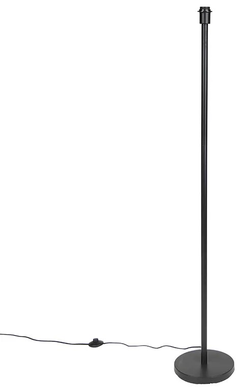 Lampă de podea modernă neagră fără abajur 149 cm - Simplo