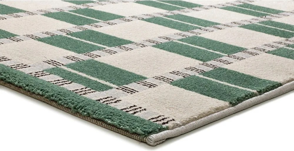 Covor verde/bej 160x230 cm Astra – Universal