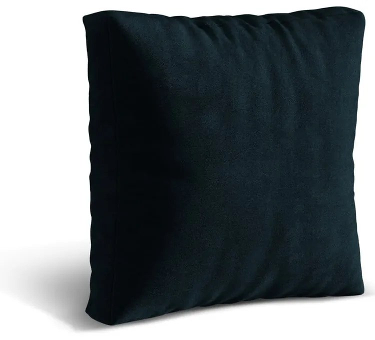 Pernă pentru canapea modulară albastru-închis cu tapițerie din țesătură bouclé Martina – Micadoni Home