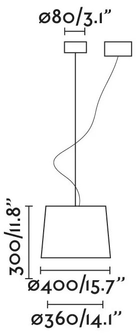 Lustra pendul moderna design elegant CONGA negru/bej 64314-55