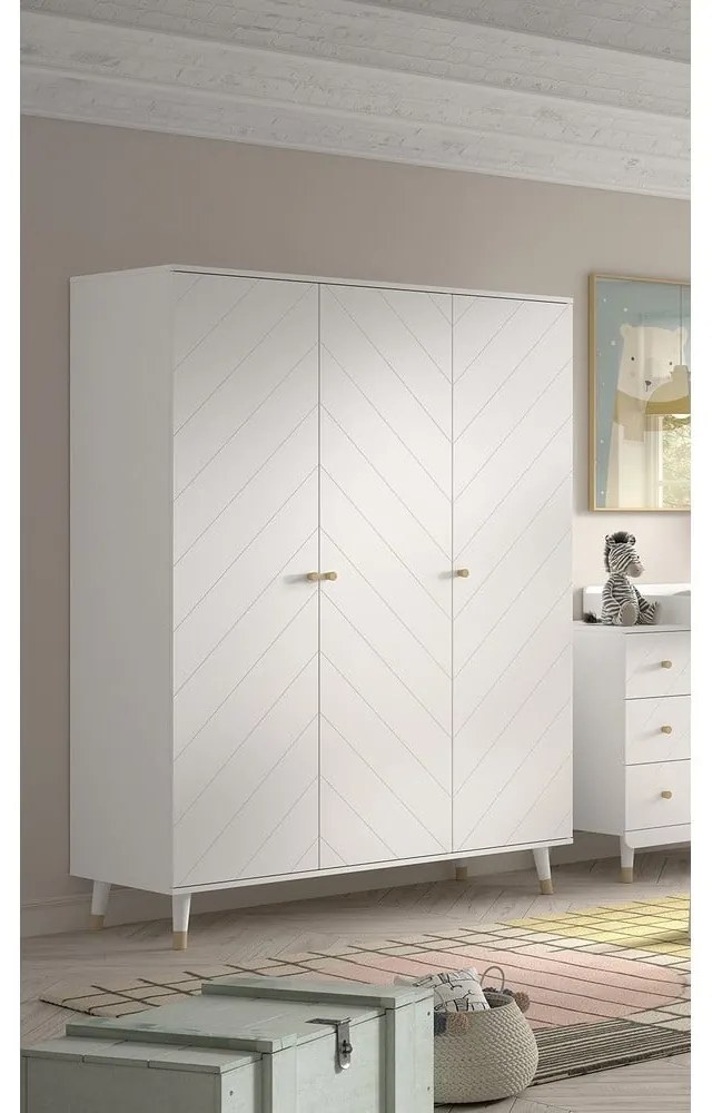 Șifonier de copii alb 150x200 cm BILLY – Vipack