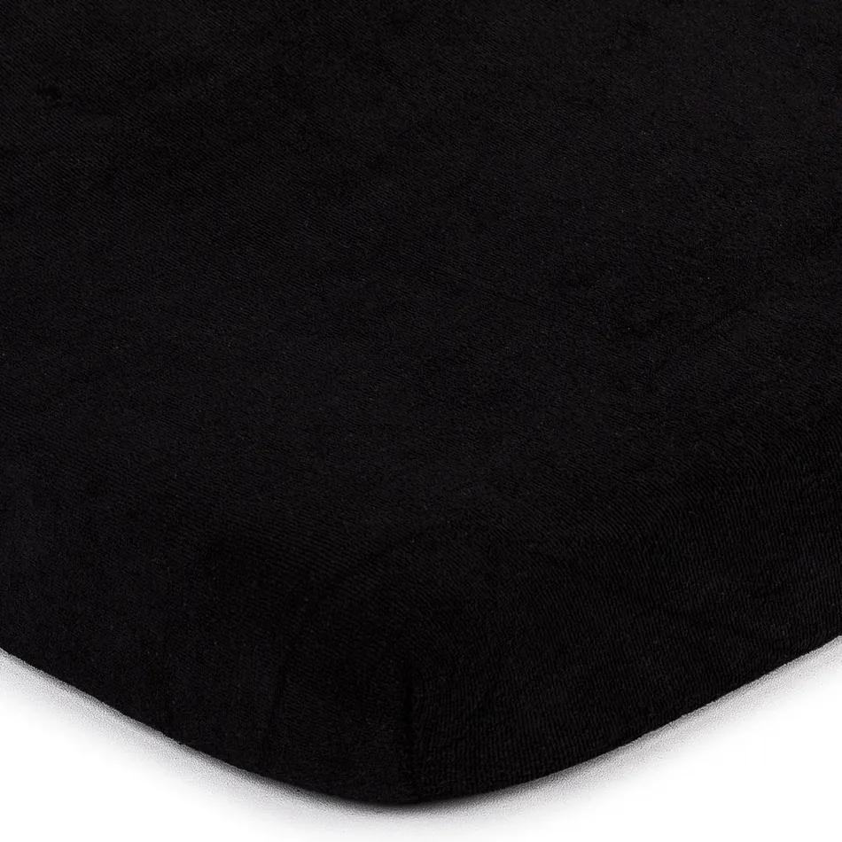Prosop 4Home, din bumbac fin, negru, 180 x 200 cm, 180 x 200 cm
