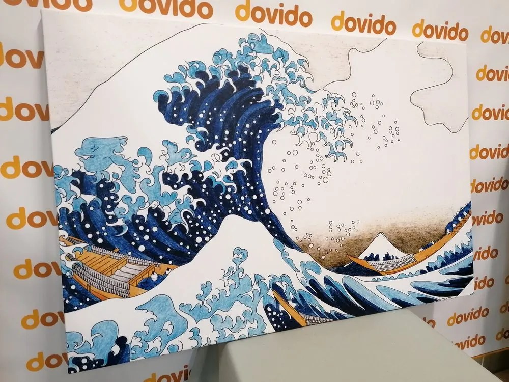 Tablou reproducere Marea vală de la Kanagawa - Katsushika Hokusai
