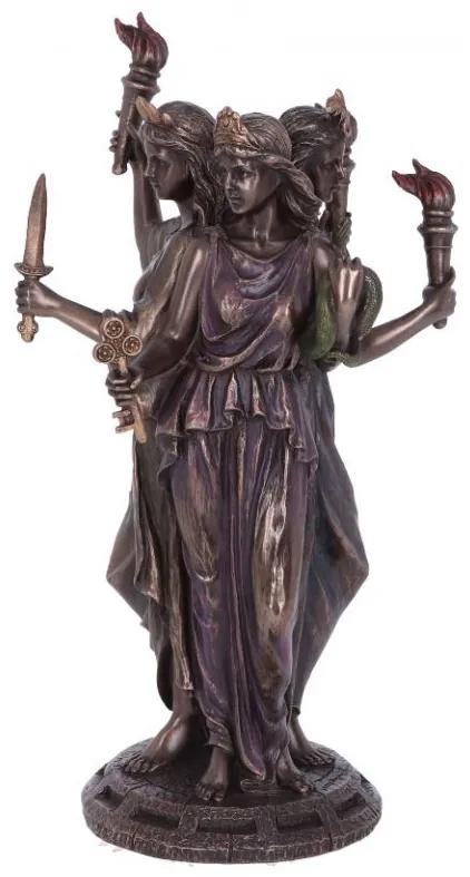Statueta mitologica Hecate Zeita Magiei 21 cm