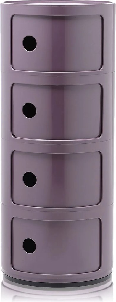 Masă cu spațiu de depozitare, Componibili 4985, 4 spații de depozitare, mai multe culori Culoare: Violet
