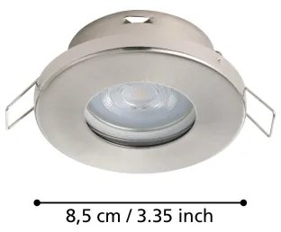 SET 3x corp de iluminat LED pentru baie Eglo 901761 FAVAZZINA 1xGU10/4W/230V IP44 crom