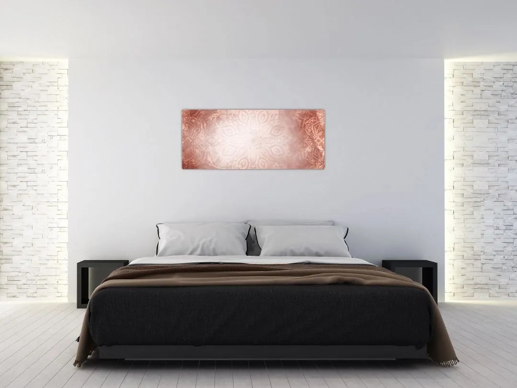 Tablou - Mandala roz (120x50 cm)