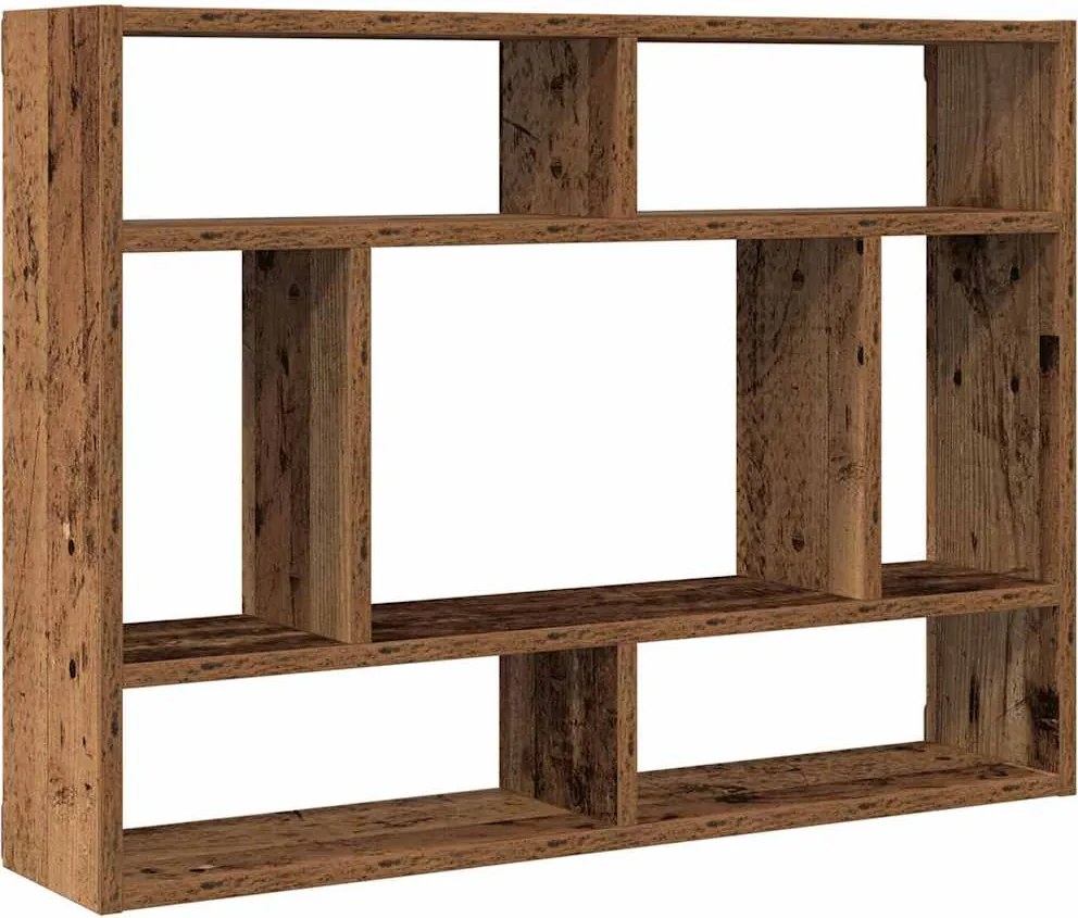 vidaXL Raft de perete, lemn vechi, 75x16x55 cm, lemn prelucrat