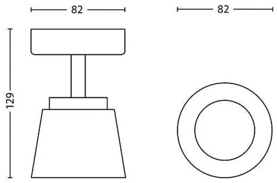 Spot LED Philips 53340/17/16 DENDER 1xLED/4W/230V