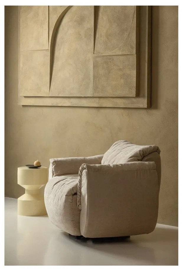 Măsuță auxiliară rotundă din metal ø 30 cm Hidde – WOOOD