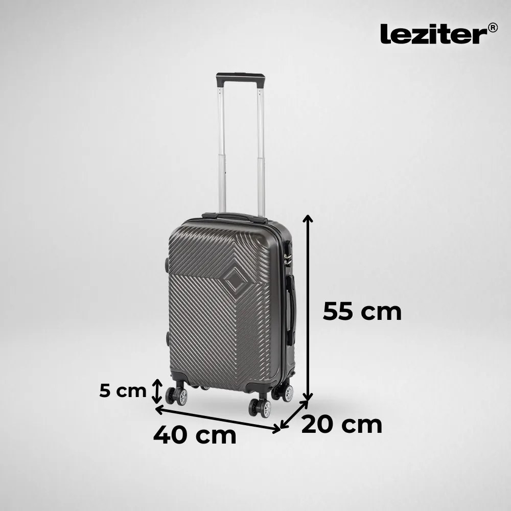 TraveLux Pro XV gurulós bőrönd szett szürke