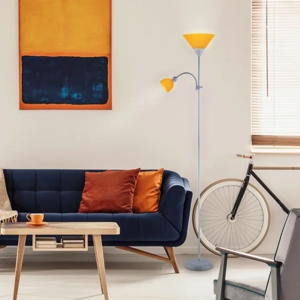 Rabalux 4026 - Lampadar ACTION 1xE27/100W + E14/25W