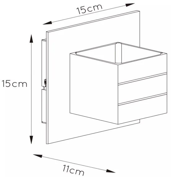 Lucide 17282/11/12 - Corp de iluminat perete BOK 1xG9/28W/230V