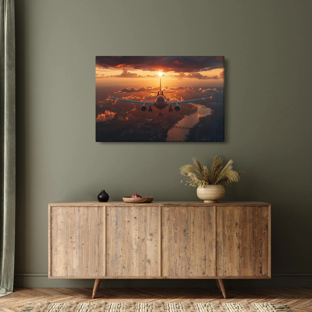 Tablou - Avion de transport (90x60 cm)