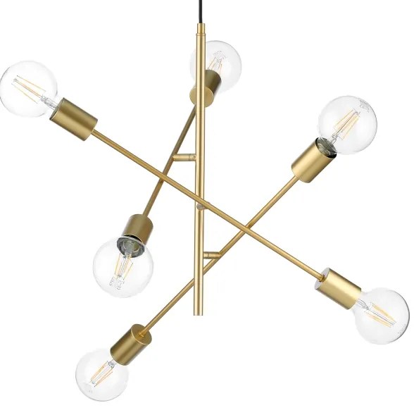 Lustră pe cablu ONLI CROSS 6xE27/22W/230V