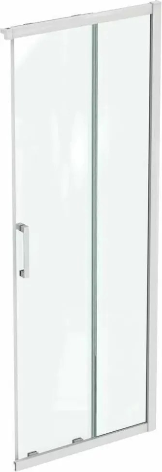 Cabina de dus patrata cu usi glisante Ideal Standard Connect 2 80x80 profil alb