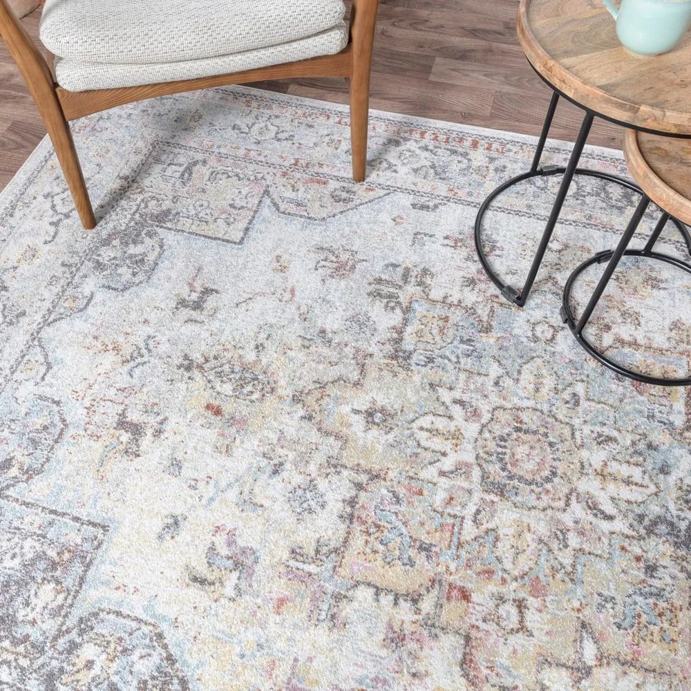 Covor crem 200x290 cm Flores – Asiatic Carpets