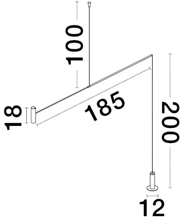 Lampa LED suspendata design minimalist VOICE
